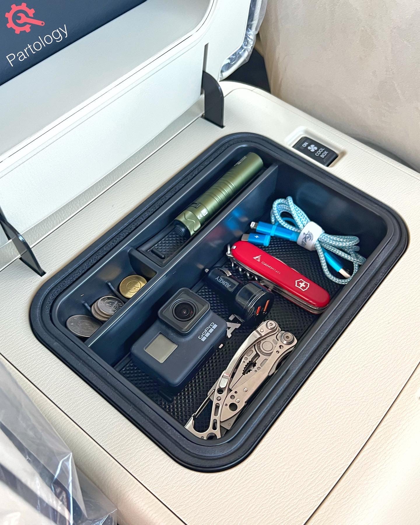 Partology - Patrol (Y62) Center Console Organizer (2010 - 2023)